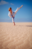 Mawashi in den Dnen von Fuerteventura Karate Kid